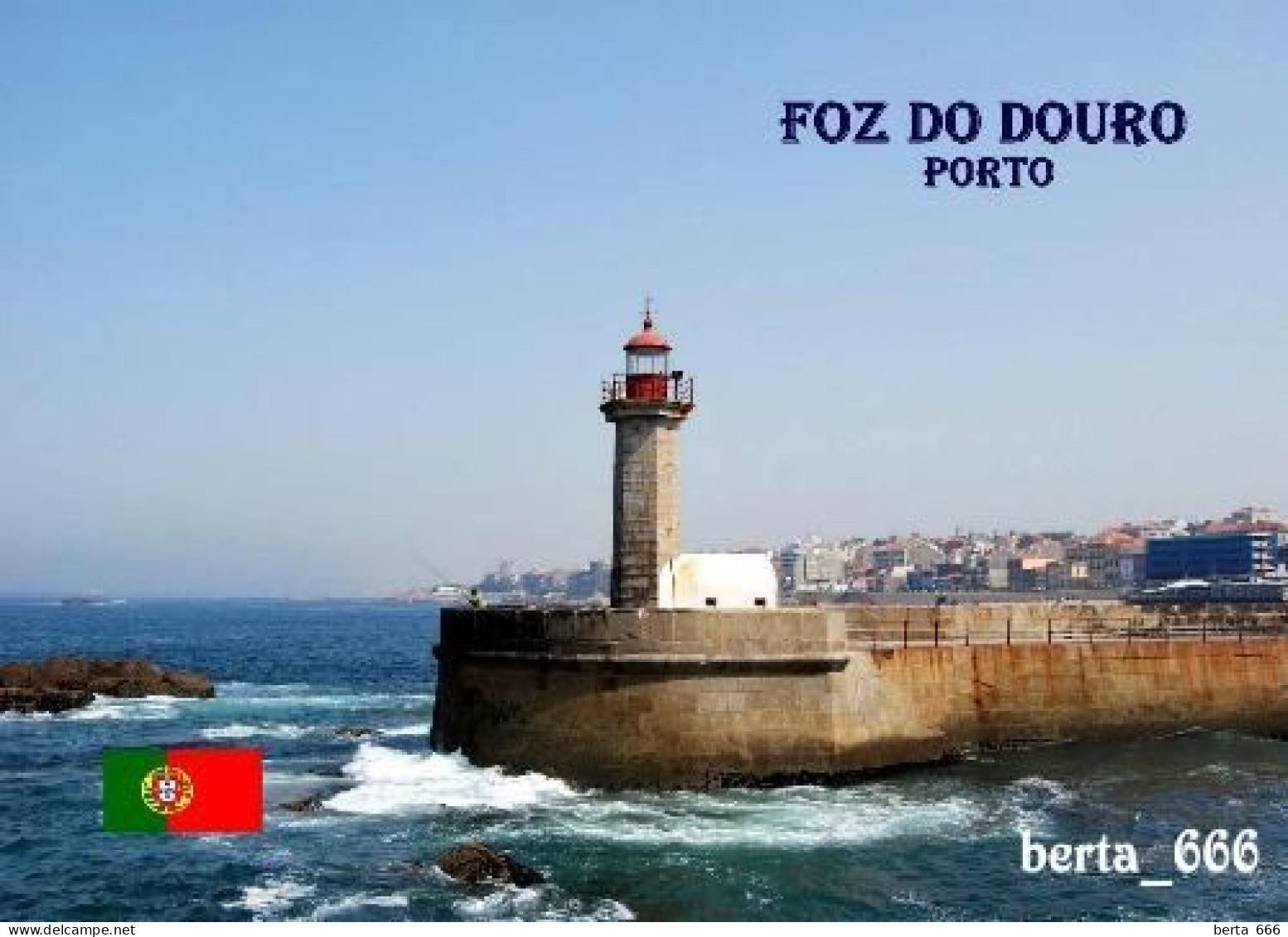 Portugal Porto Foz Do Douro Felgueiras Lighthouse New Postcard - Lighthouses