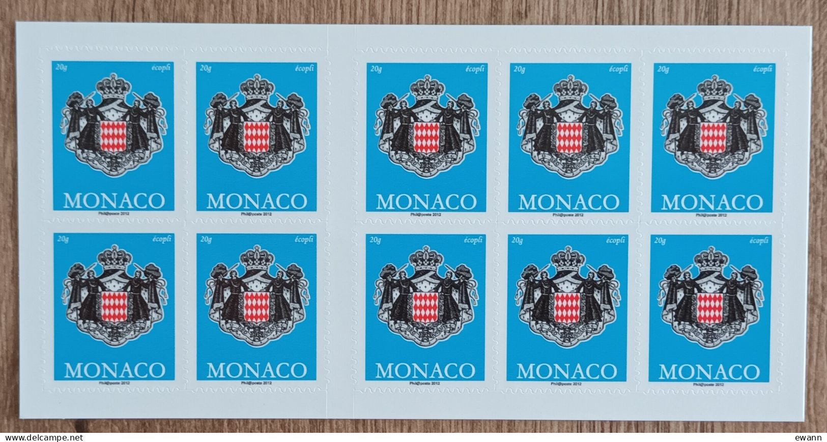 Monaco - Carnet YT N°17 - Armoiries - 2012 - Neuf - Markenheftchen