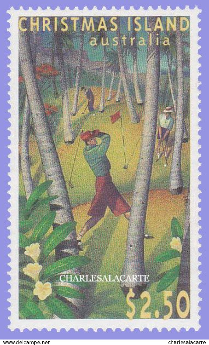 CHRISTMAS ISLAND 1995  GOLF COURCE ANNIVERSARY  SG 403  U.M. - Christmas Island