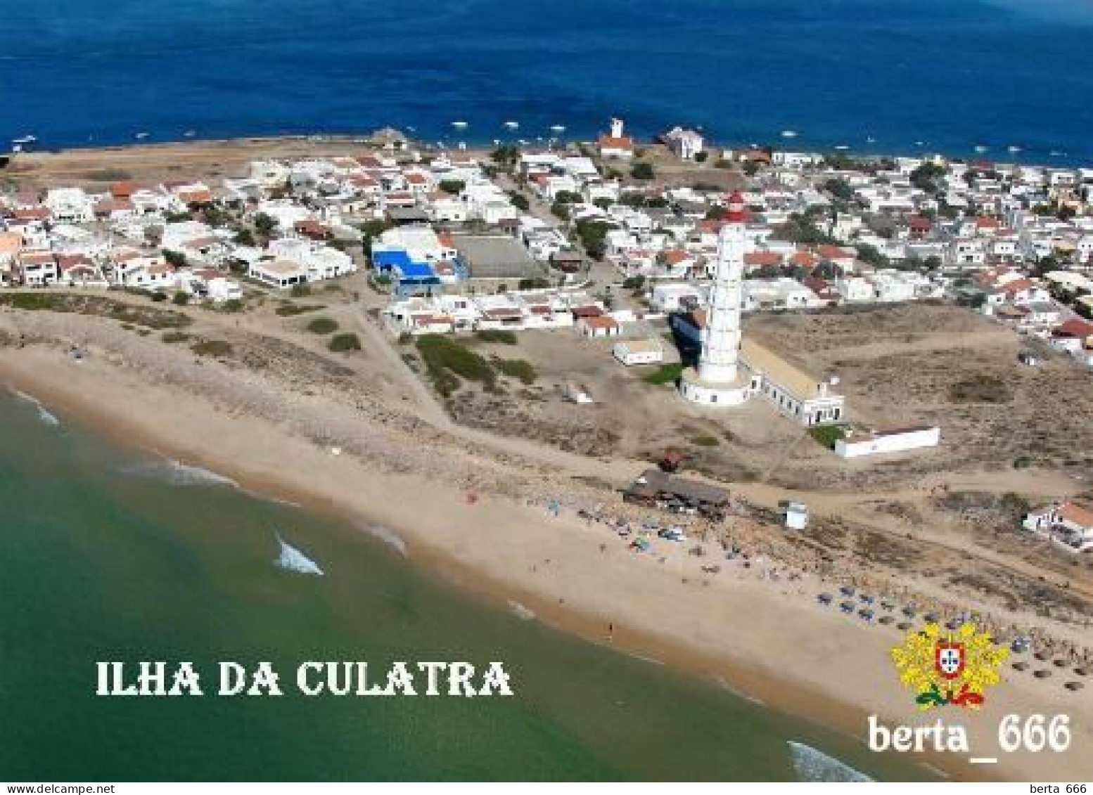 Portugal Algarve Culatra Island Lighthouse New Postcard - Lighthouses