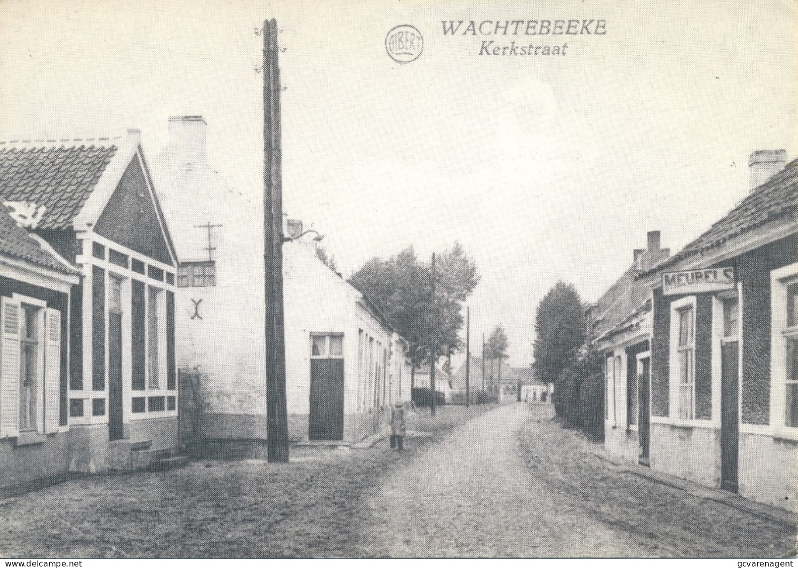 WACHTEBEKE  KERKSTRAAT  - UIT PRIVE VERZAMELING BOONE  E . ERTVELDE  1985          ZIE AFBEELDINGEN - Wachtebeke