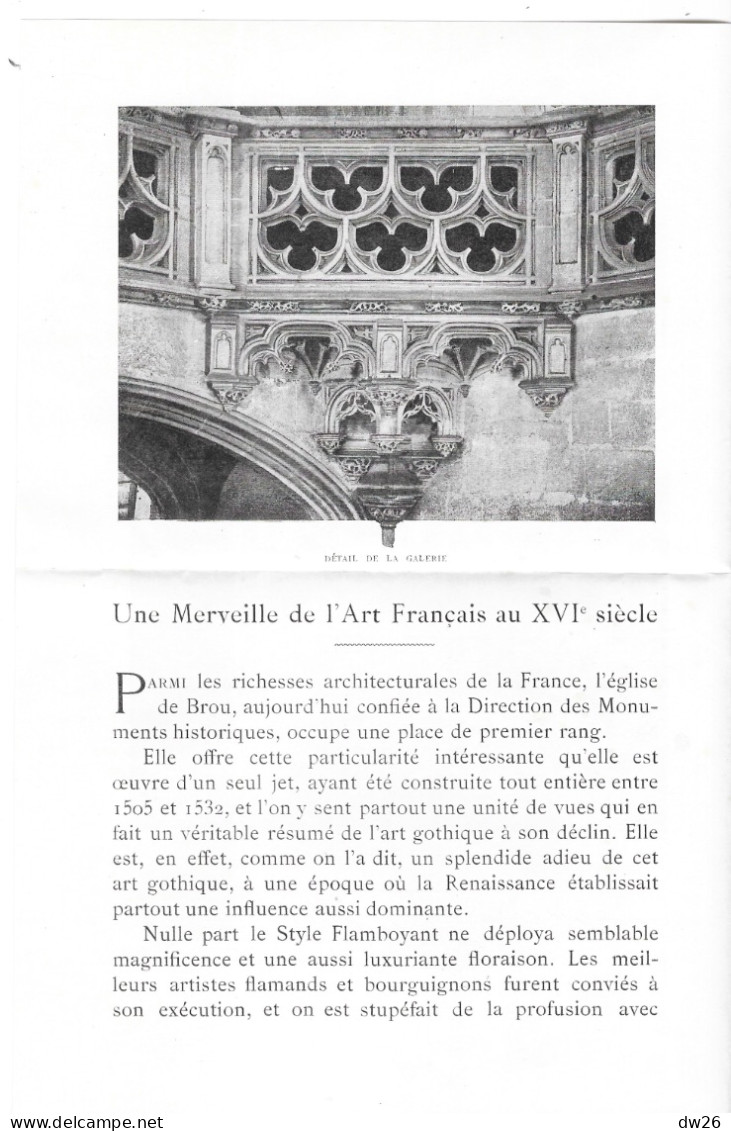 Souscription Librairie D'Architecture Et Arts Décoratif (Massin & Cie, Editeurs, Paris) Sculpture à L'Eglise De Brou - 1900 – 1949