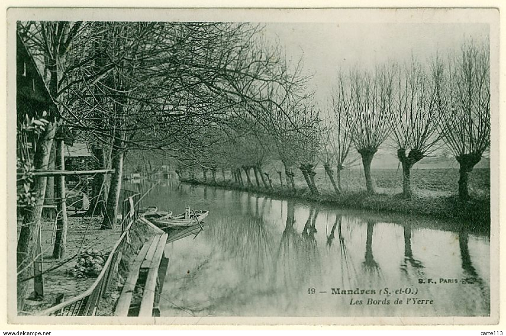 94 - B12698CPA - MANDRES - Les Bords De L'yerre - Parfait état - VAL-DE-MARNE - Mandres Les Roses