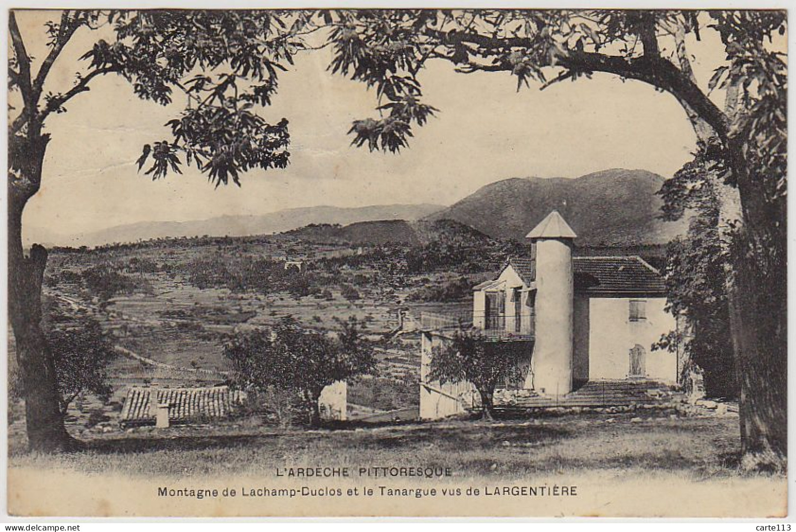 7 - B11233CPA - LARGENTIERE - Montagne Lachamp-duclos Et Tanargue - Assez Bon état - ARDECHE - Largentiere