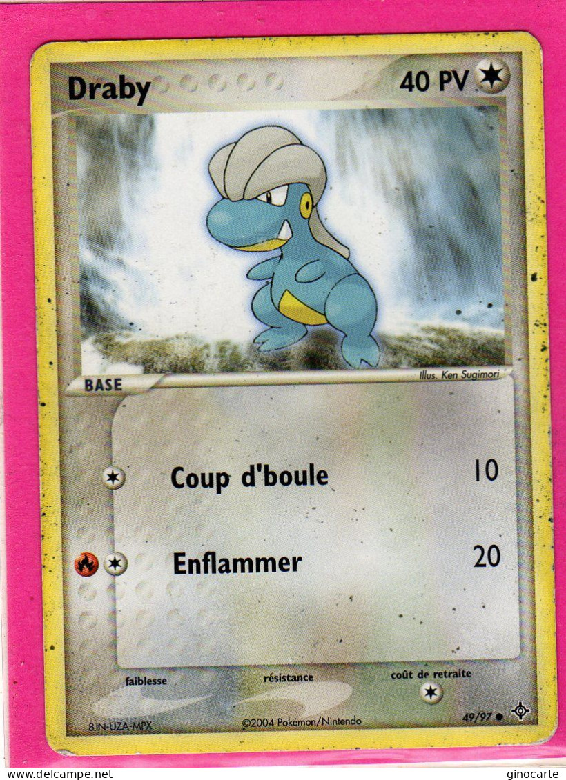 Carte Pokemon 2004 Ex Dragons 49/97 Draby 40pv Occasion - Ex