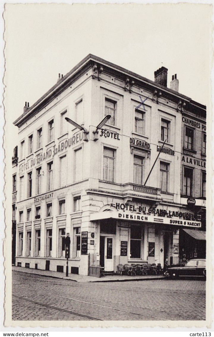 0 - B20650CPA - BRUXELLES - BELGIQUE - Hotel -restaurant  AU GRAND LABOUREUR - Place Du Luxembourg - Très Bon état - EUR - Cafés, Hotels, Restaurants