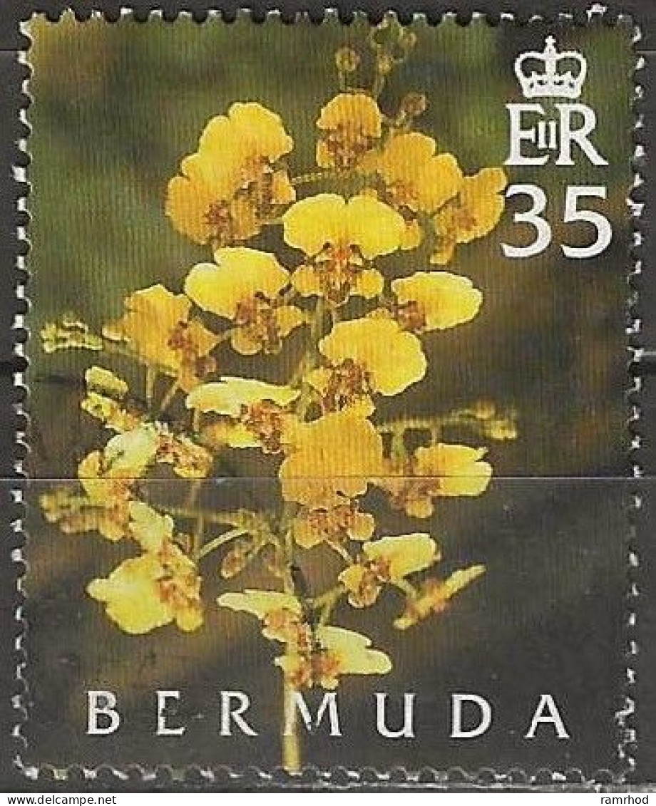 BERMUDA 2004 50th Anniversary Of The Orchid Society - 35c Yellow Oncydium Orchids FU - Bermudas