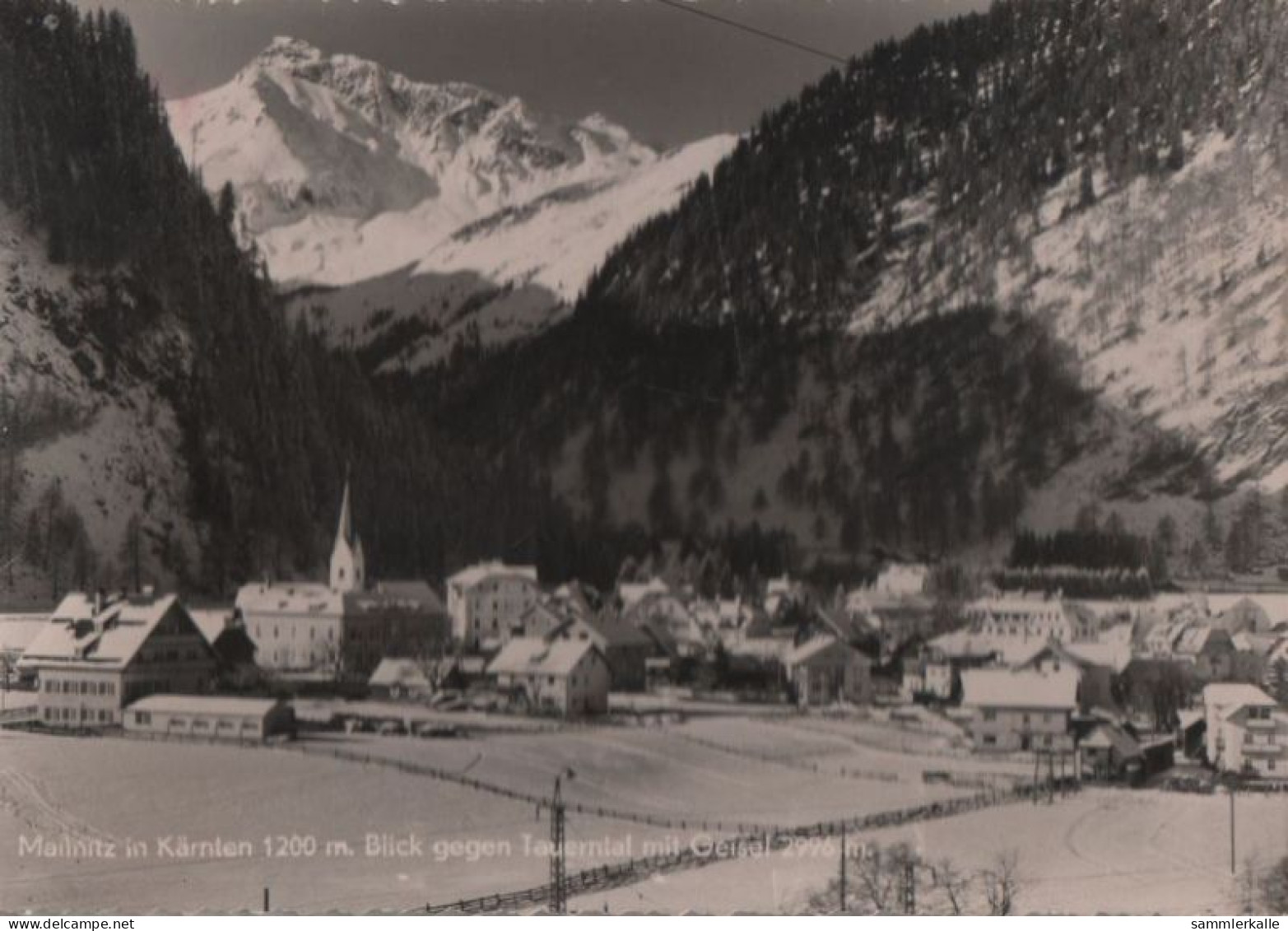 51493 - Österreich - Mallnitz - Blick Gegen Tauerntal - 1957 - Mallnitz