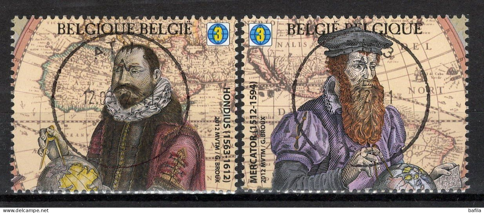 BELGIE: COB 4224/4225 GESTEMPELD. - Used Stamps