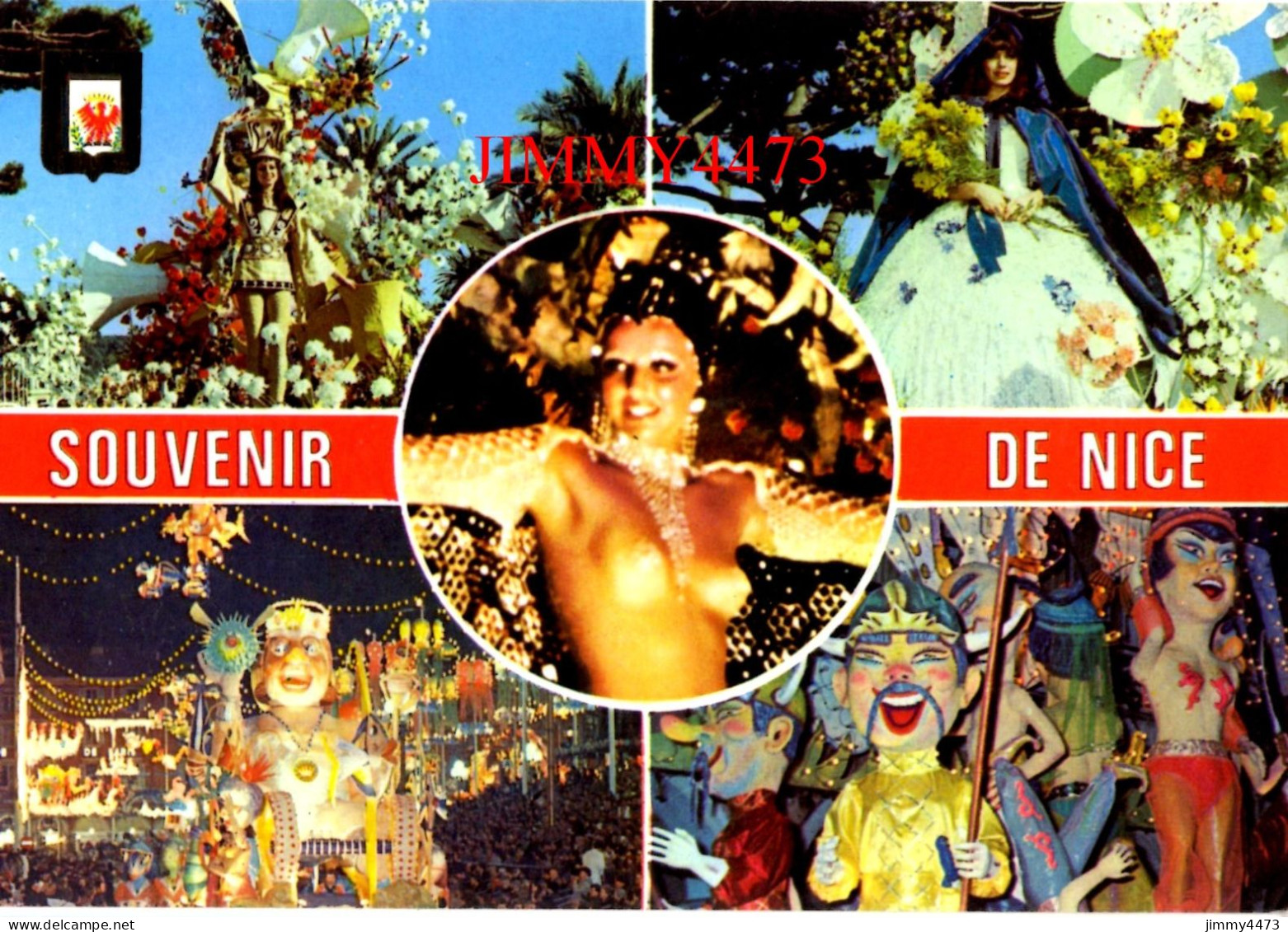 CPM - Carnaval De NICE 1983 - Une Belle Jeune Fille Aux Seins Nus - Edit. De France - Carnaval