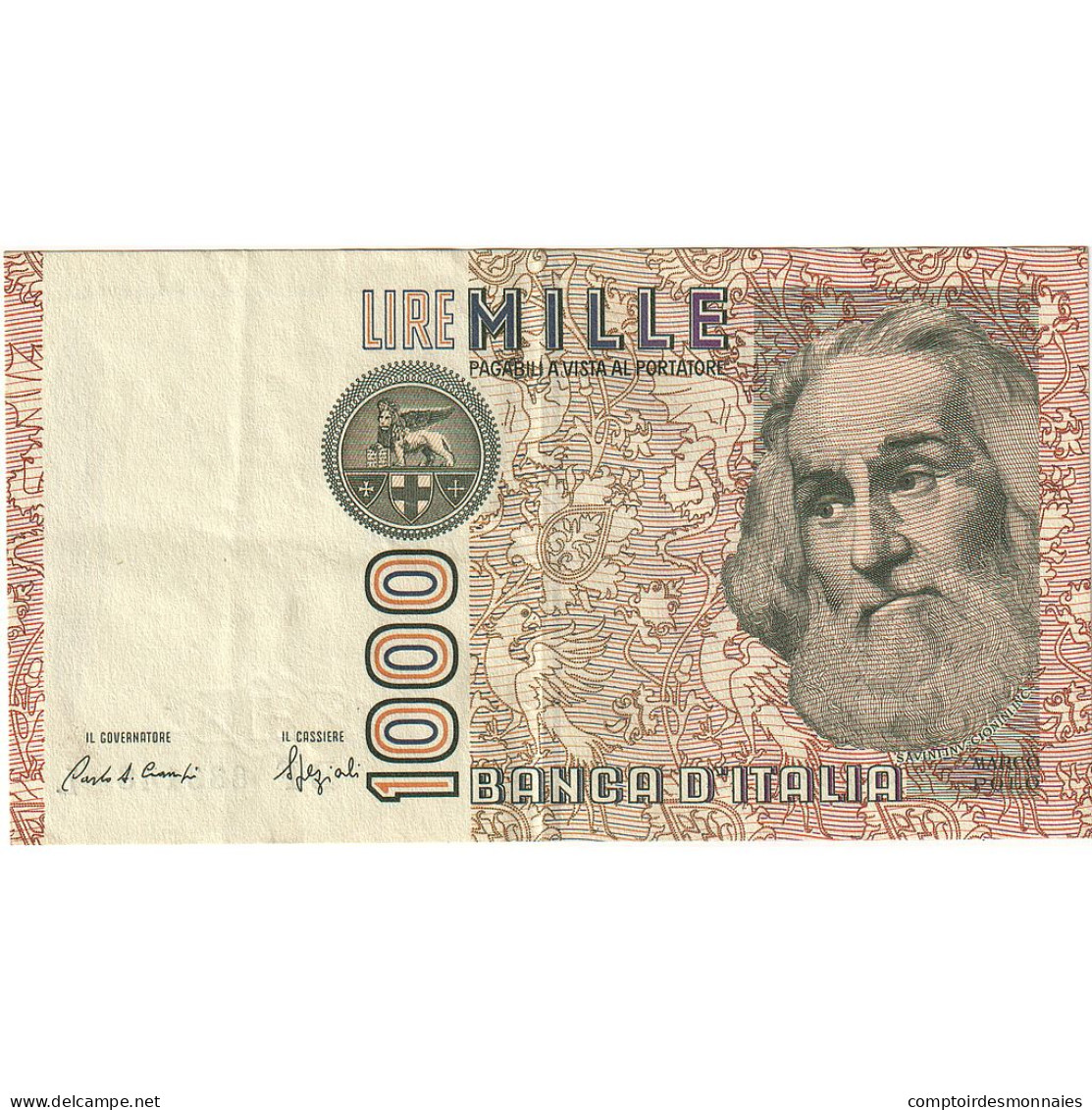 Billet, Italie, 1000 Lire, KM:109b, SUP+ - 1.000 Lire