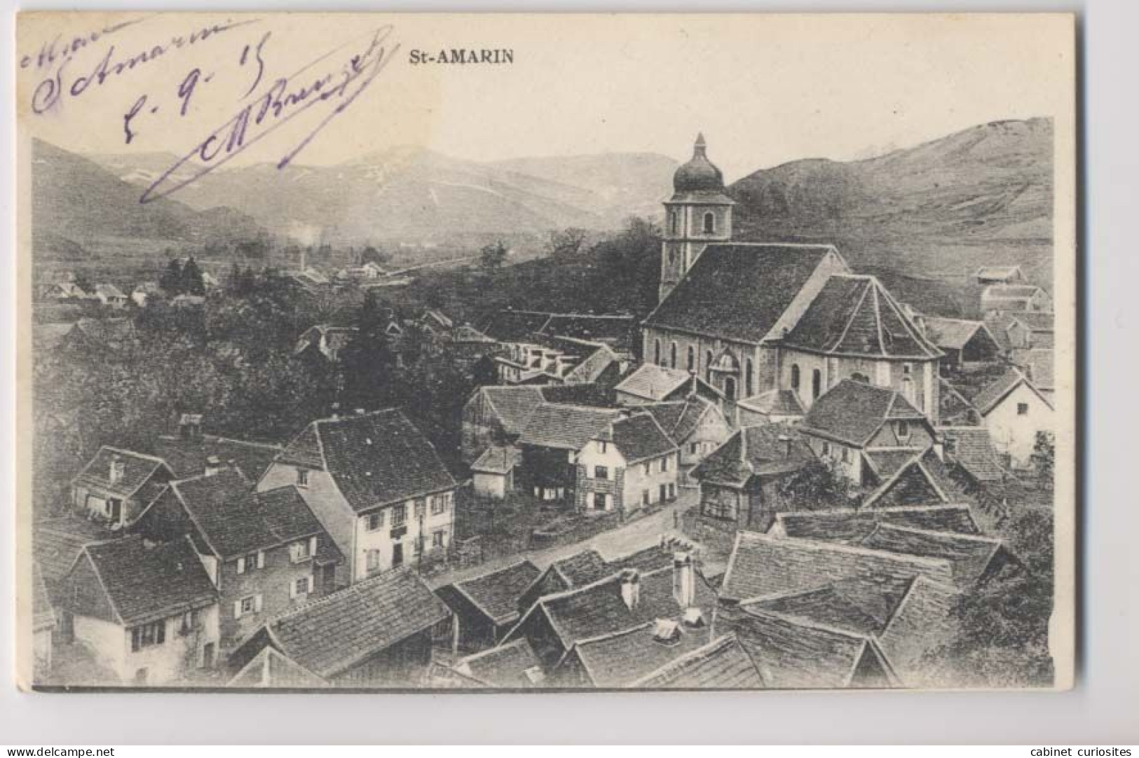 Saint-Amarin  [68] Haut-Rhin - 1915 - SAINT AMARIN - Saint Amarin