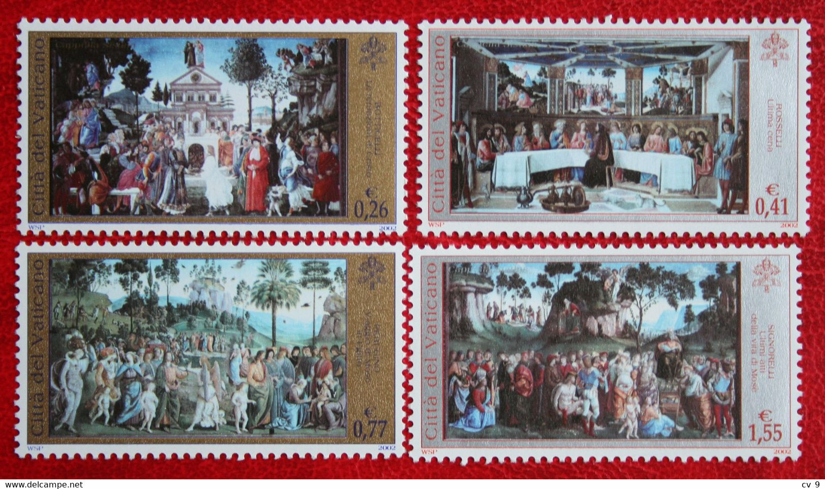 Sixtijnse Kapel Sistine Chapel Restoration 2002 Mi 1411-1414 Yv 1266-1269 POSTFRIS / MNH / ** VATICANO VATICAN VATICAAN - Ongebruikt