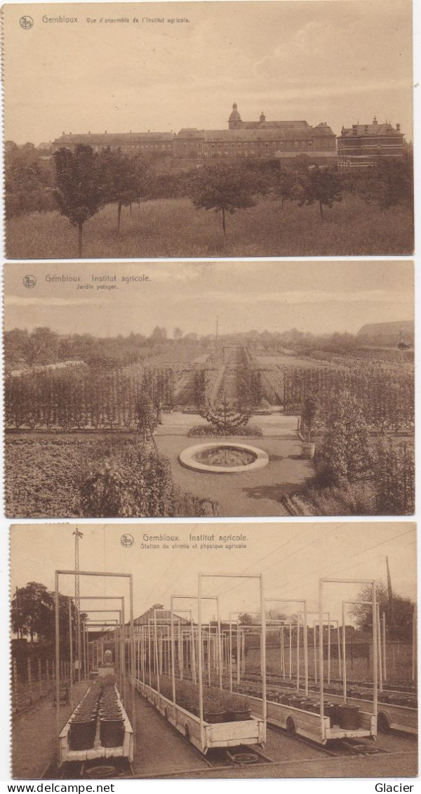 Gembloux - Institut Agricole - Lot De 5 Cartes - Gembloux