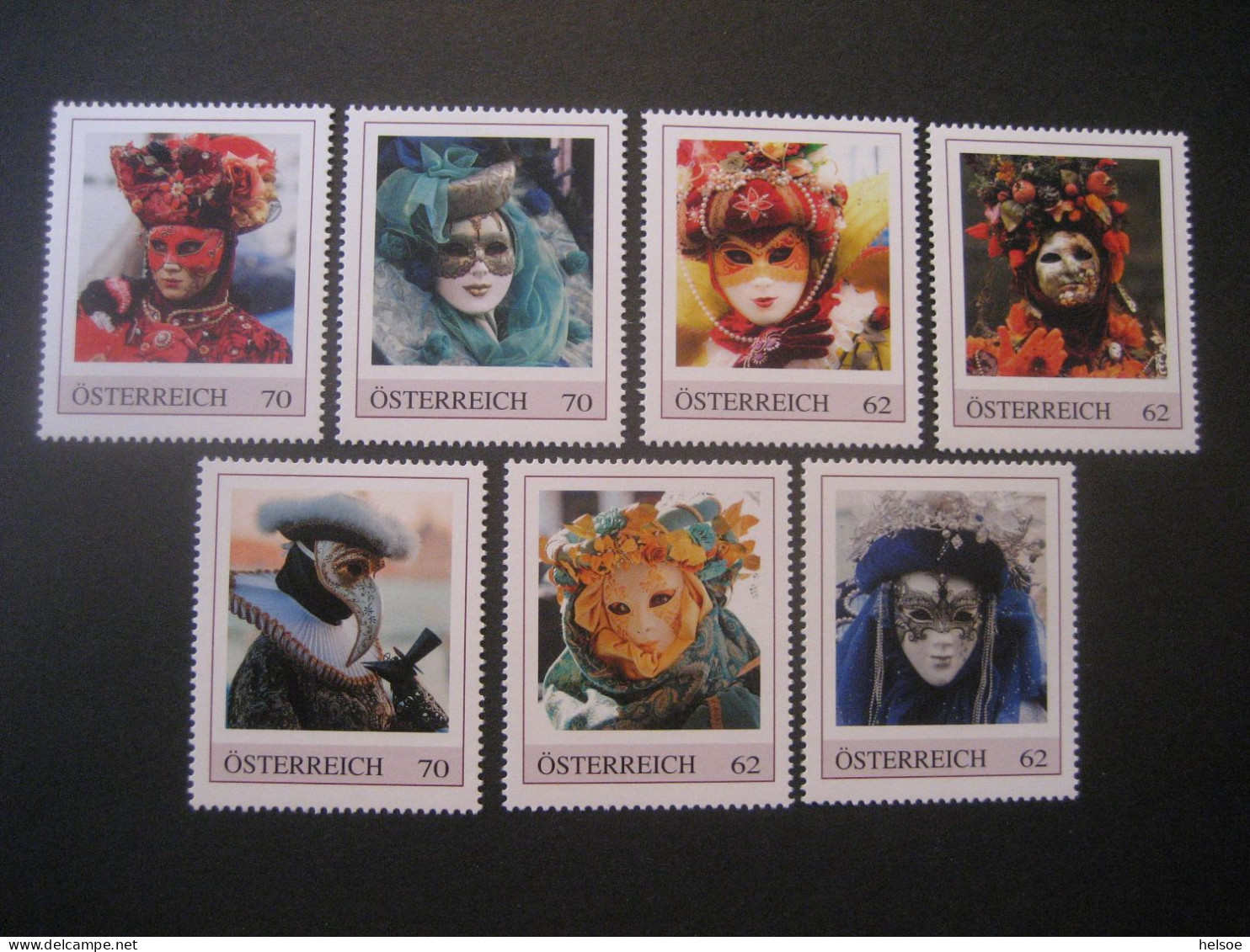Österreich- PM Venezianische Masken ** Ungebraucht - Persoonlijke Postzegels