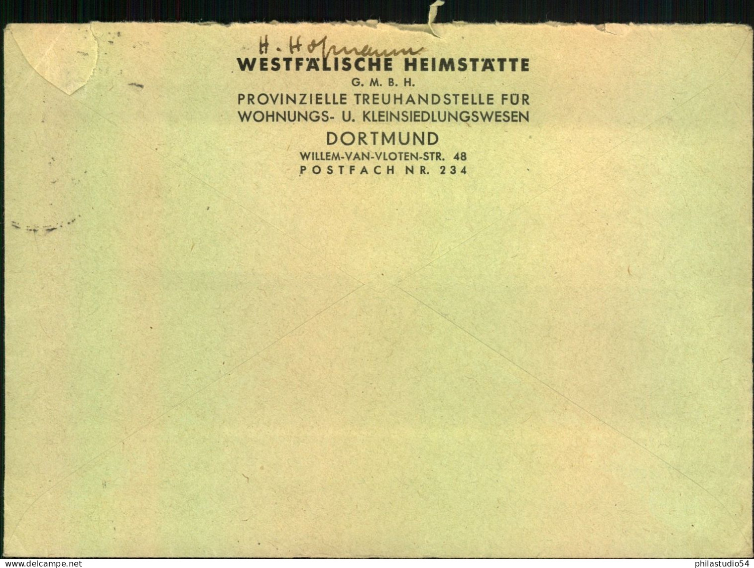 1949, Fernbrief Ab (21) DOTMUND Mit "Helft Berlin" 20 Pfg. Und Notopfer - Covers & Documents