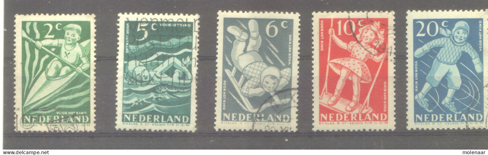 Postzegels > Europa > Nederland > Periode 1949-1980 (Juliana) > 1949-59 > Gebruikt No. 506-512 (11851) - Oblitérés