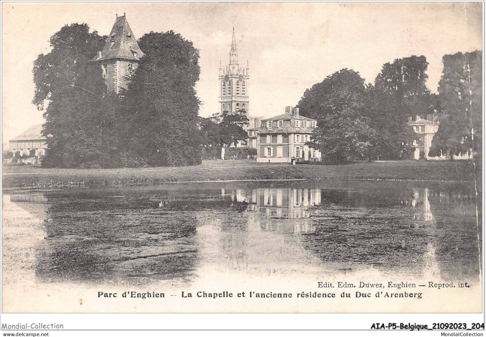 AIAP5-BELGIQUE-0520 - PARC D'ENGHIEN - LA CHAPELLE ET L'ANCIENNE RESIDENCE DU DUC D'ARENBERG - Enghien - Edingen