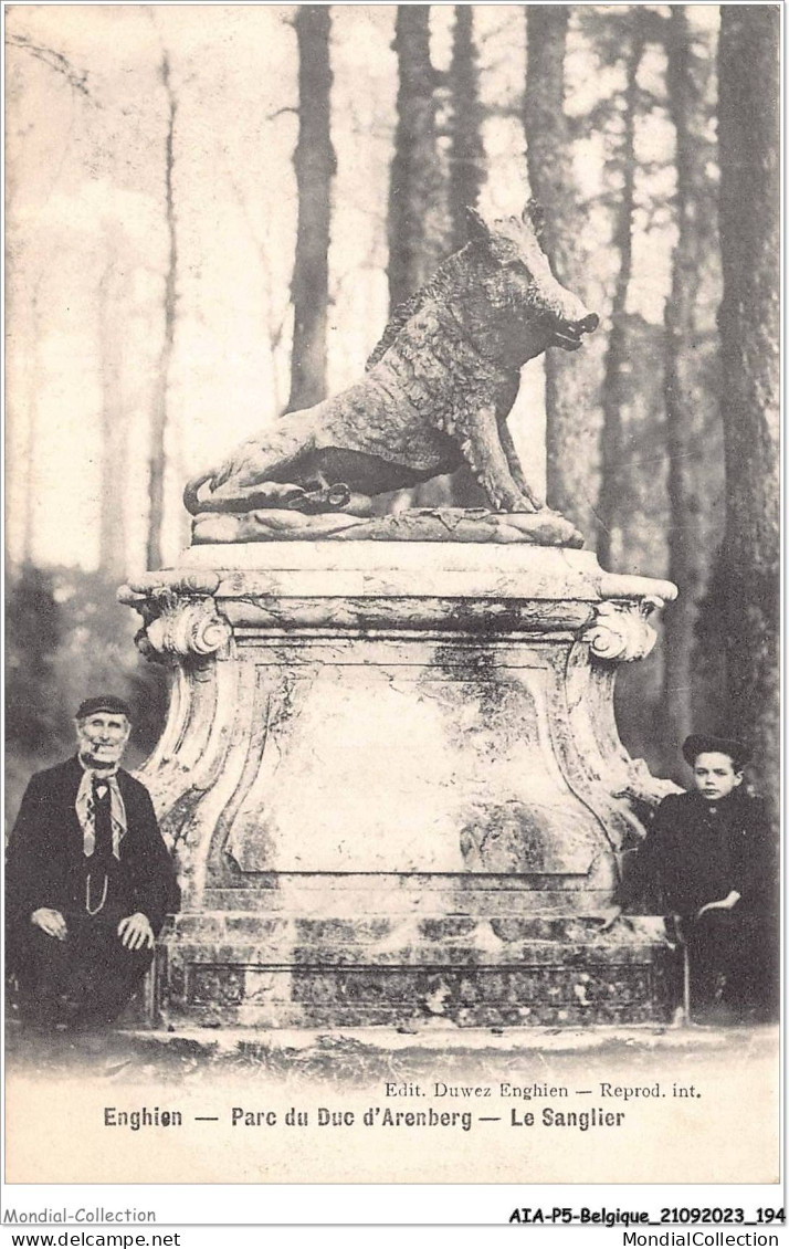 AIAP5-BELGIQUE-0515 - ENGHIEN - PARC DU DUC D'ARENBERG - LE SANGLIER - Enghien - Edingen