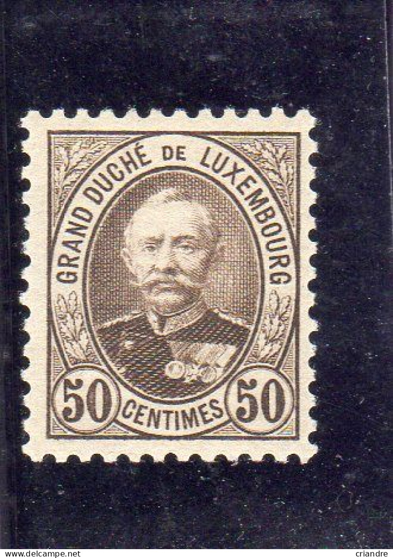 Luxembourg Année 1891-93 Grand Duc Alphonse 1er N°65** - 1891 Adolfo Di Fronte