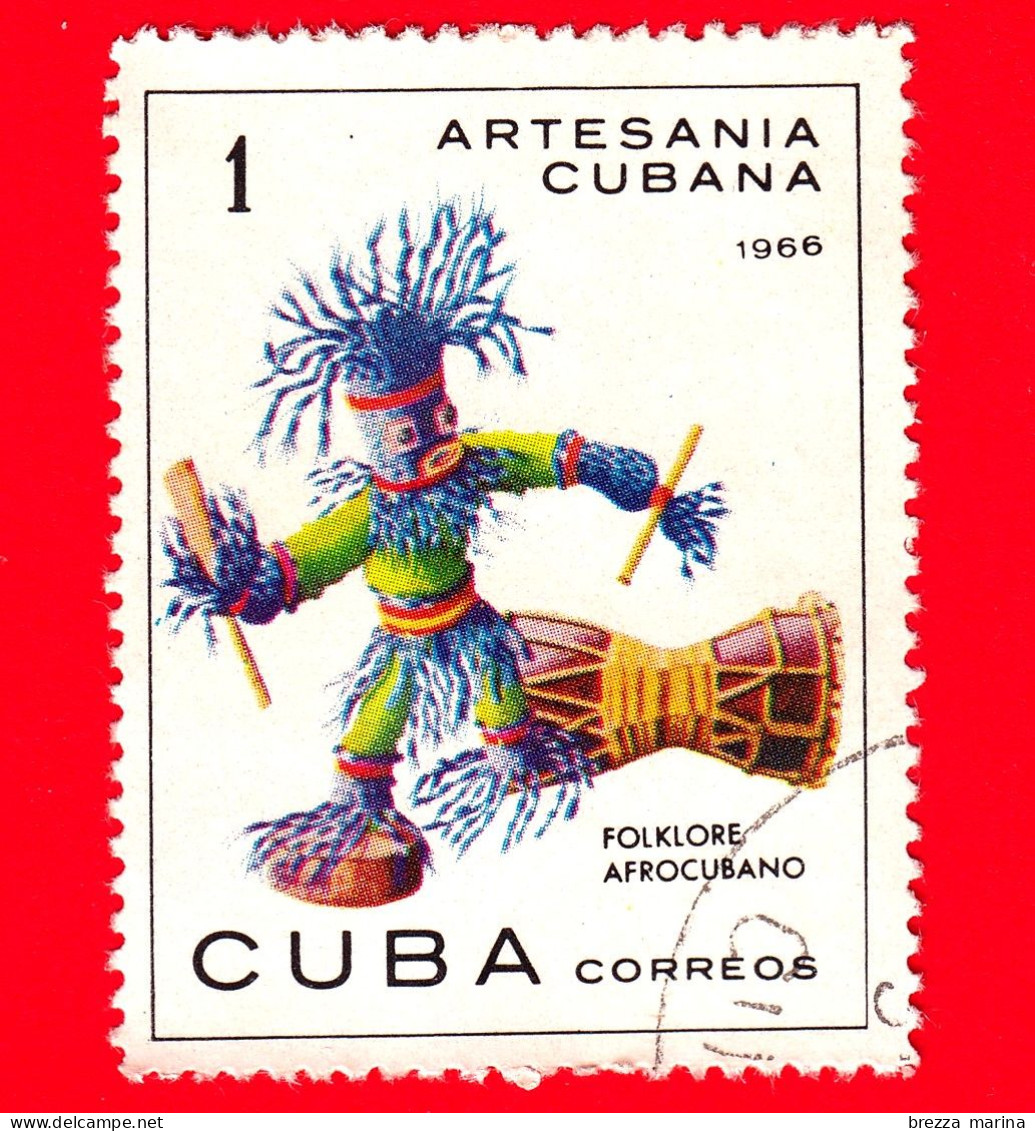 CUBA - Usato - 1666 - Artigianato - Giocattoli - Bambola - Folclore Afro Cubano - 1 - Usati