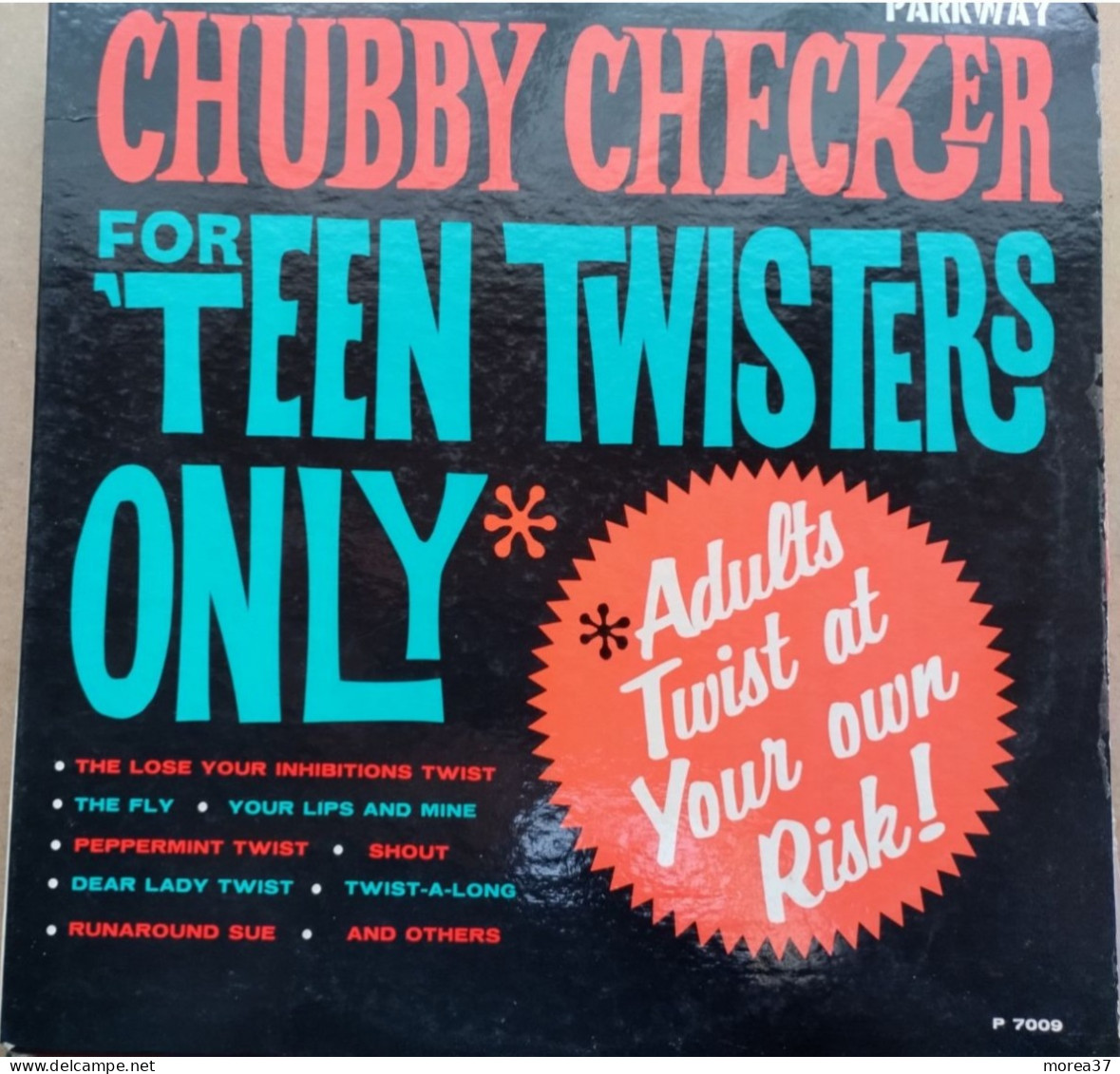 CHUBBY CHECKER  For Teen Twisters Only    PARKWAY P 7009   (CM3) - Otros - Canción Inglesa