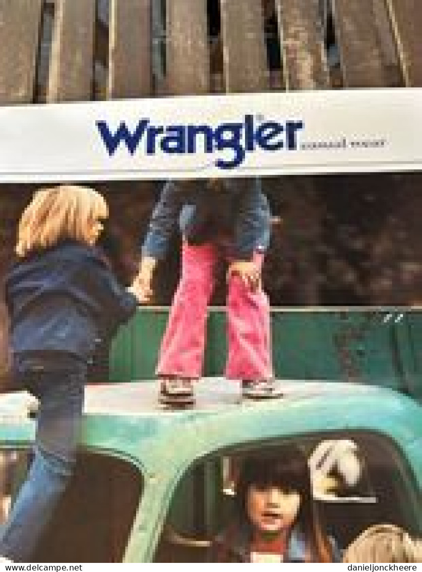 Affiche Wrangler Casual Wear Printed In Belgium - Affiches
