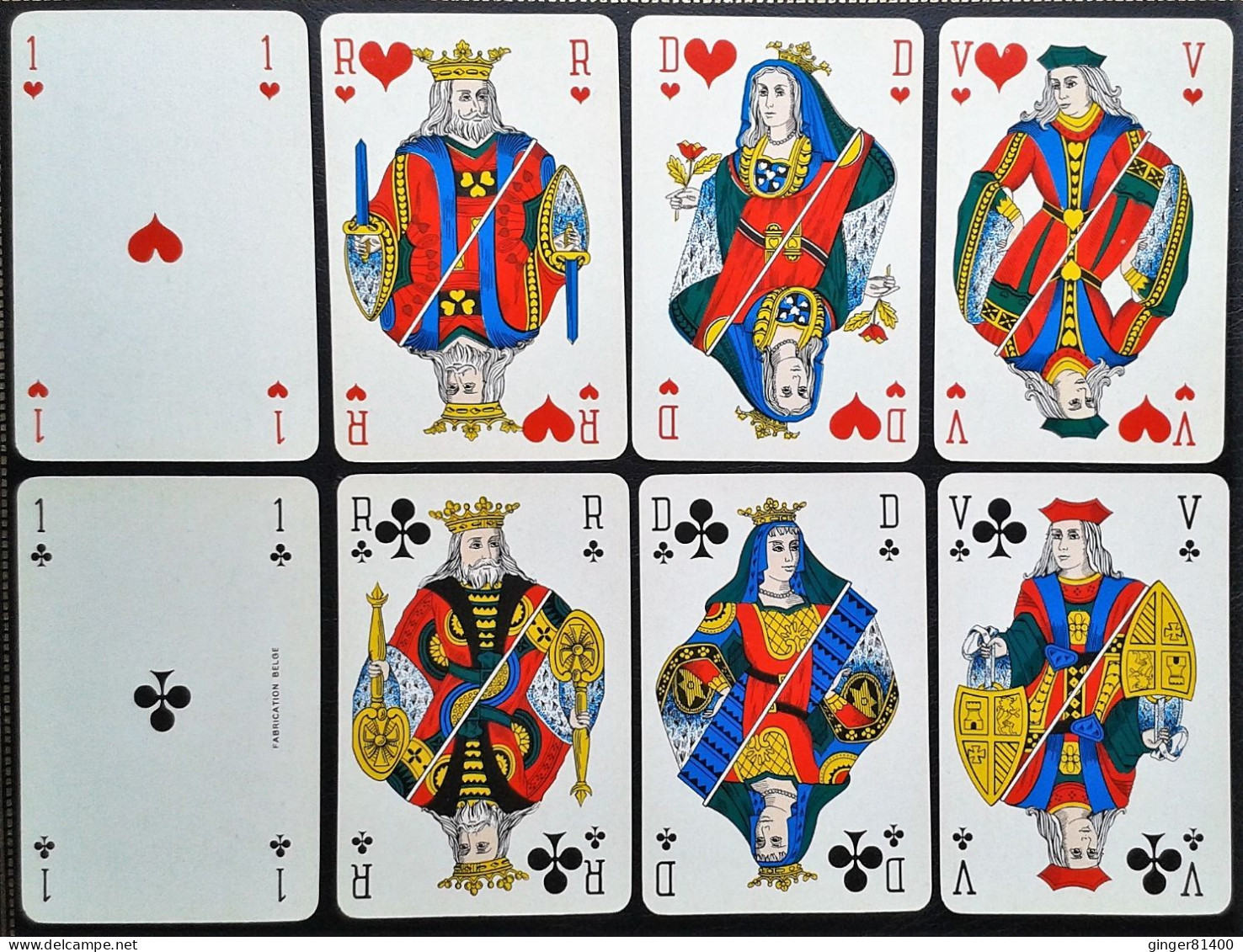 Jeu Complet De 33 Cartes "PIKET 33 / PIQUET 33 N°666, Coins Dorés, Fabriqué En Belgique En Très Bon état - Playing Cards (classic)