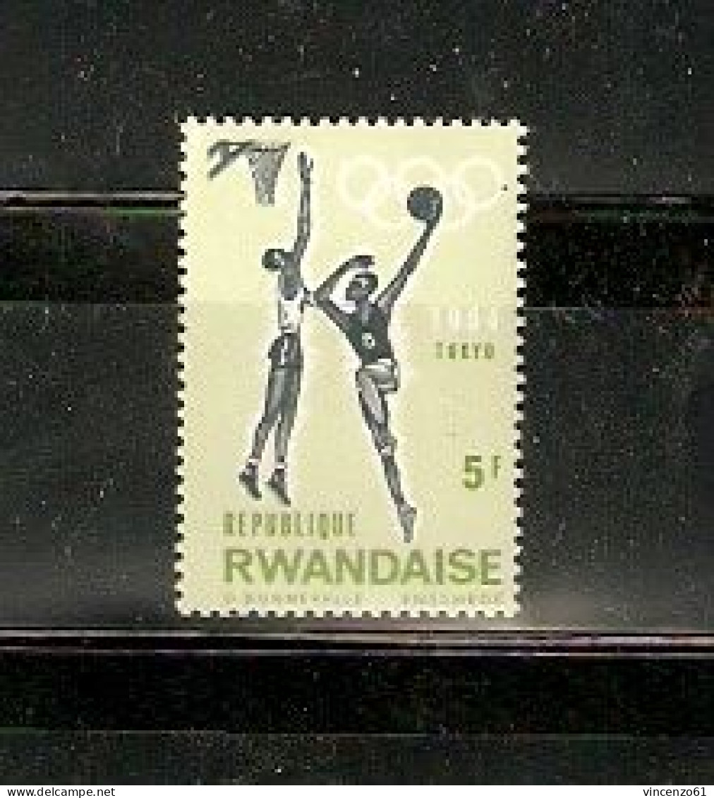 TOKYO OLIMPIC GAMES 1964 RWANDAISE - Baloncesto