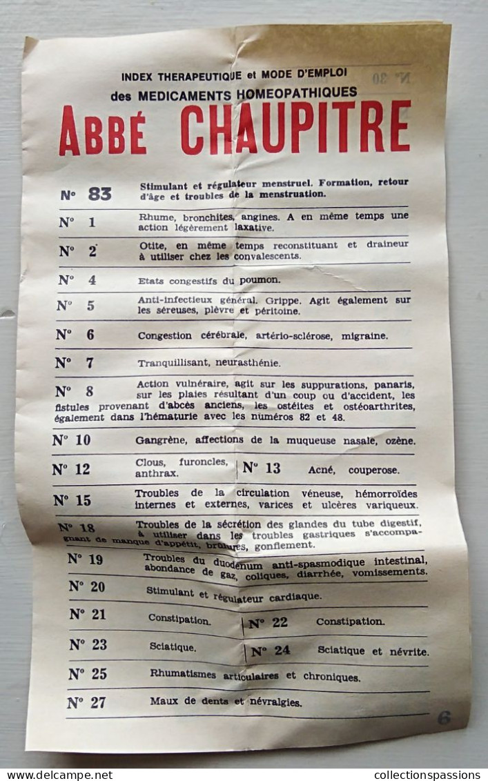 - Ancienne Bouteille Dans Sa Boite. Abbé Chaupitre N°83 - Objet Ancien De Collection - Pharmacie - - Medizinische Und Zahnmedizinische Geräte