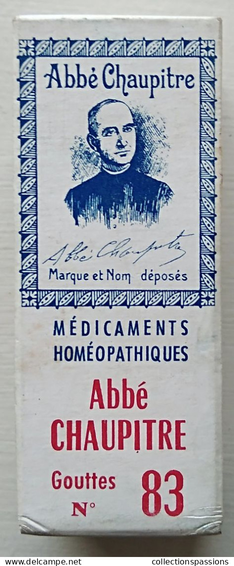 - Ancienne Bouteille Dans Sa Boite. Abbé Chaupitre N°83 - Objet Ancien De Collection - Pharmacie - - Attrezzature Mediche E Dentistiche