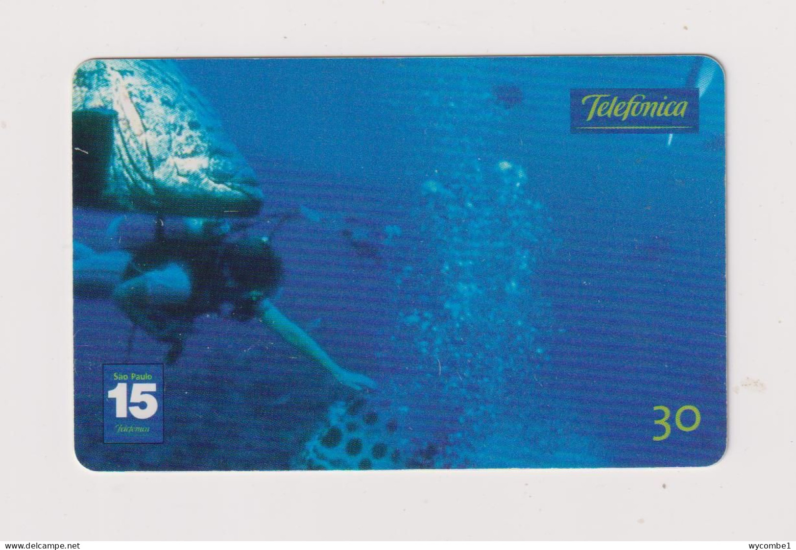 BRASIL -  Mergulho Diver Inductive  Phonecard - Brasil