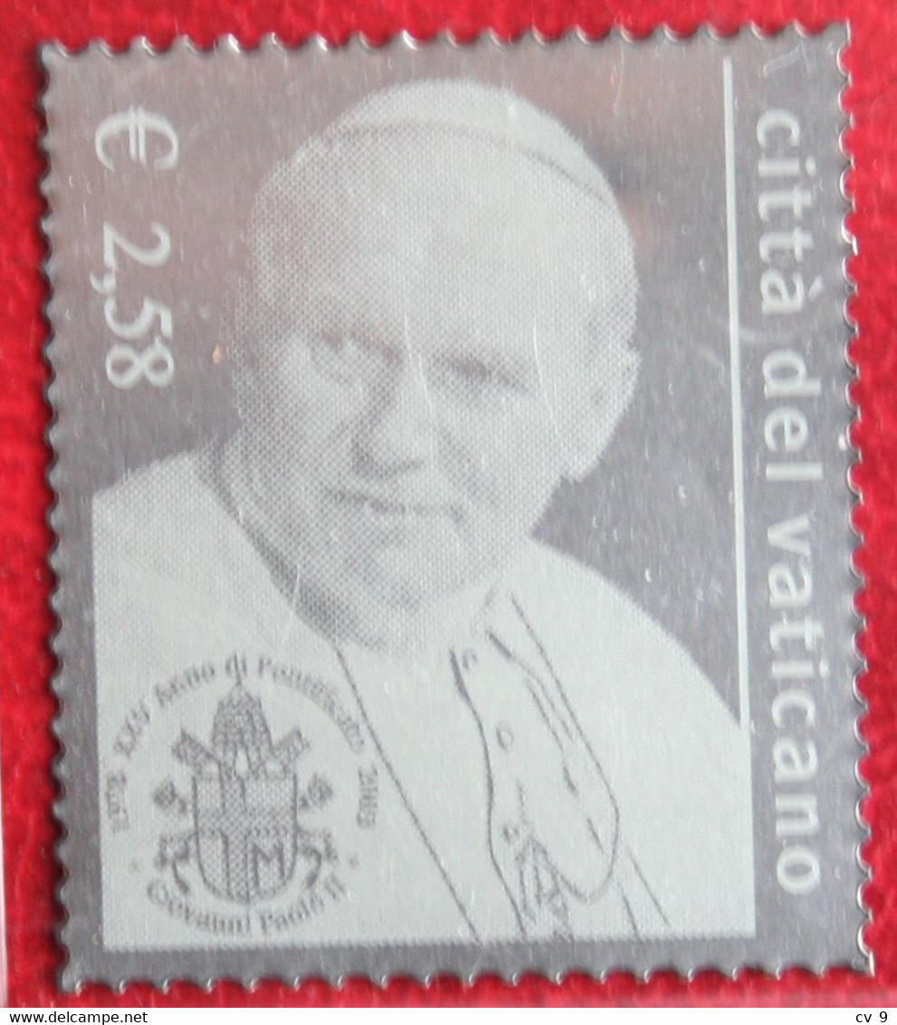 Pope John Paul II SILVER STAMP 2003 Mi 1428 Yv 1308 POSTFRIS / MNH / ** VATICANO VATICAN VATICAAN - Ongebruikt