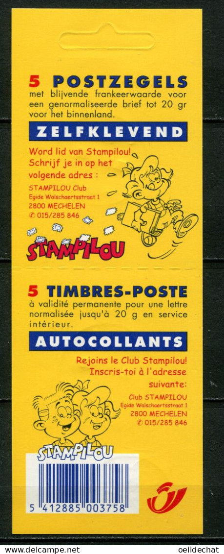 26348 Belgique  C3018° Journée Du Timbre : Stam Et Pilou  2001  TB - Gebraucht