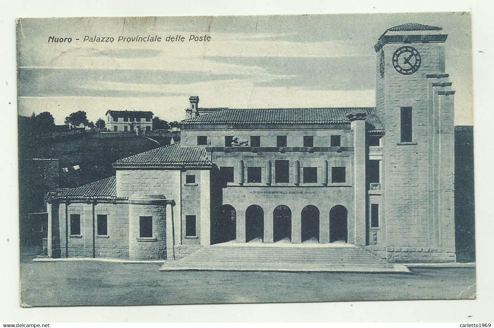 NUORO - PALAZZO PROVINCIALE DELLE POSTE    VIAGGIATA FP - Nuoro