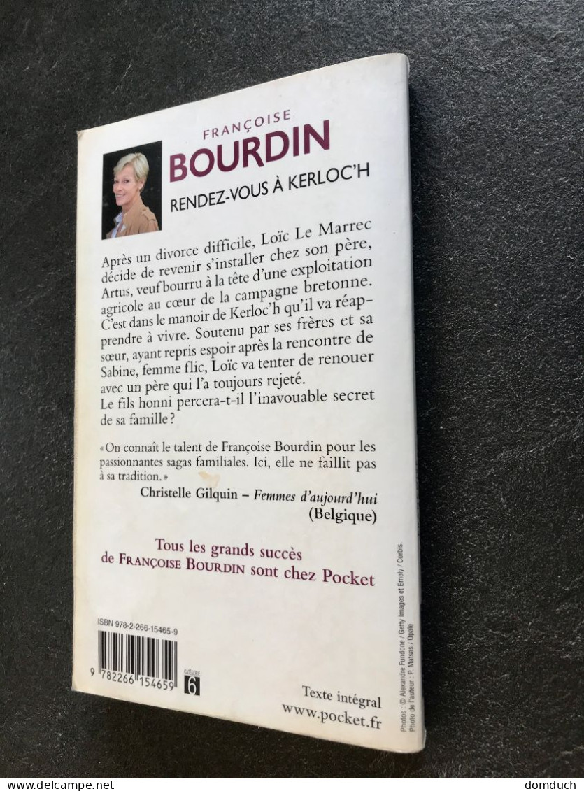 POCKET N° 12623    RENDEZ-VOUS A KERLOC’H    Françoise BOURDIN - Romantique