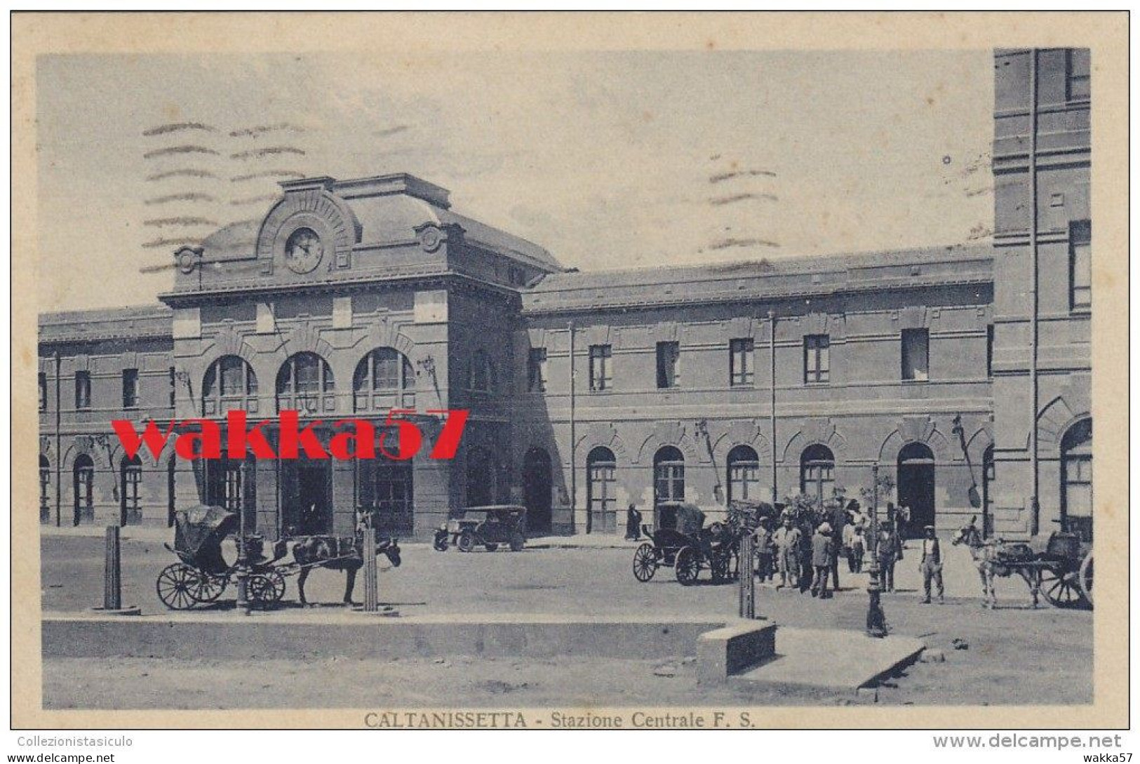 3-3491- Caltanissetta - Stazione Centrale F.S. - F.p. Viaggiata - Caltanissetta