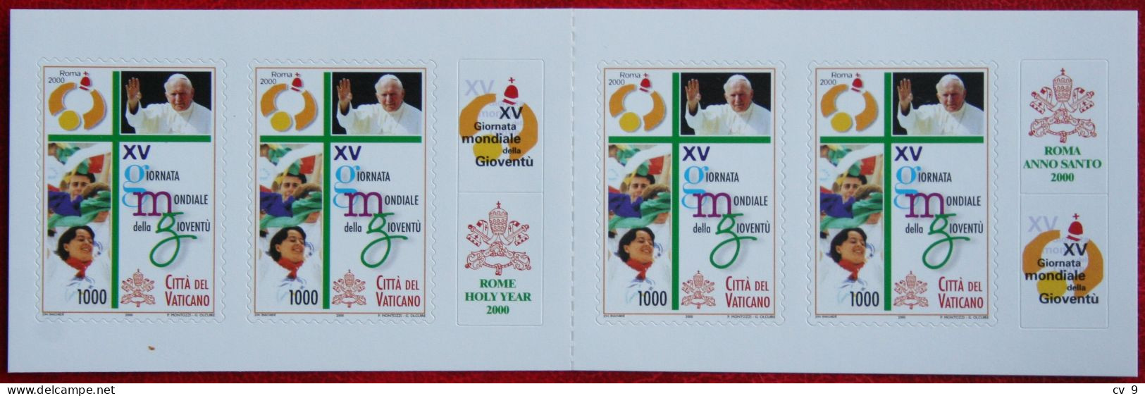 Booklet Weltjugendtag, Rom Rome 2000 Mi 1350 Yv 1202 POSTFRIS / MNH / ** VATICANO VATICAN VATICAAN - Postzegelboekjes