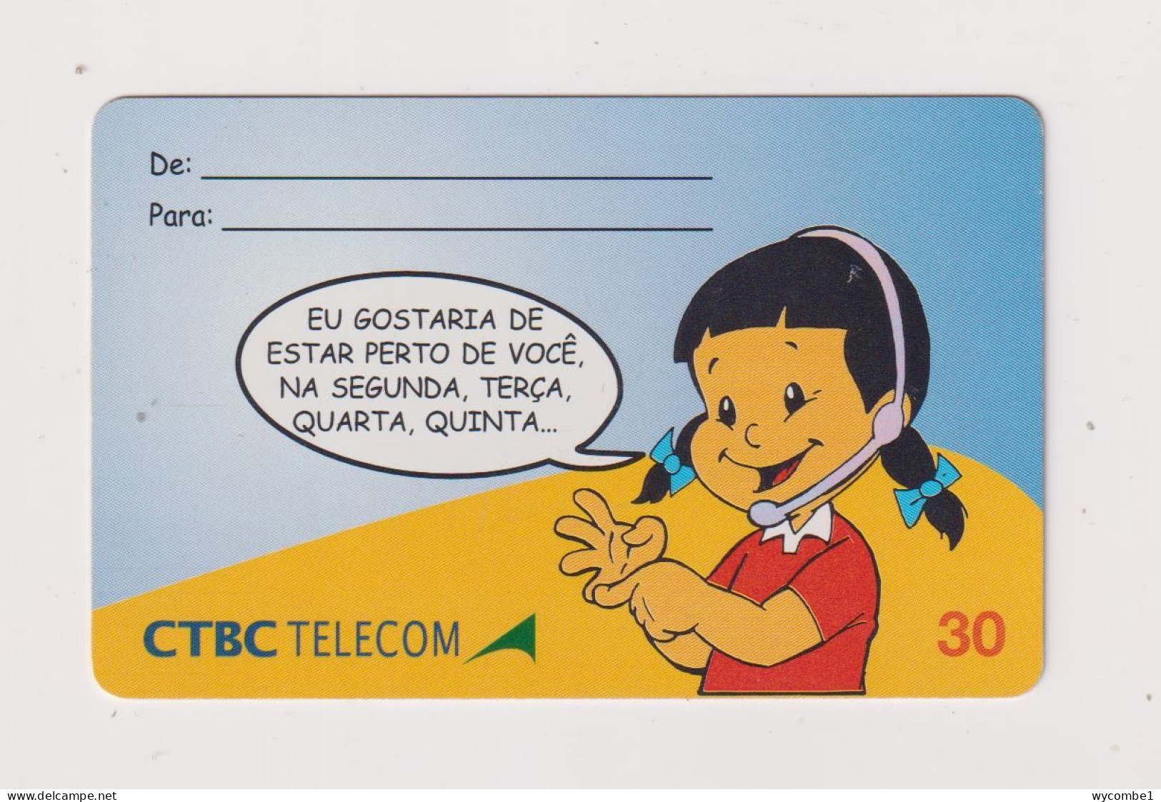 BRASIL - Aproximar Pessoas Inductive  Phonecard - Brasilien