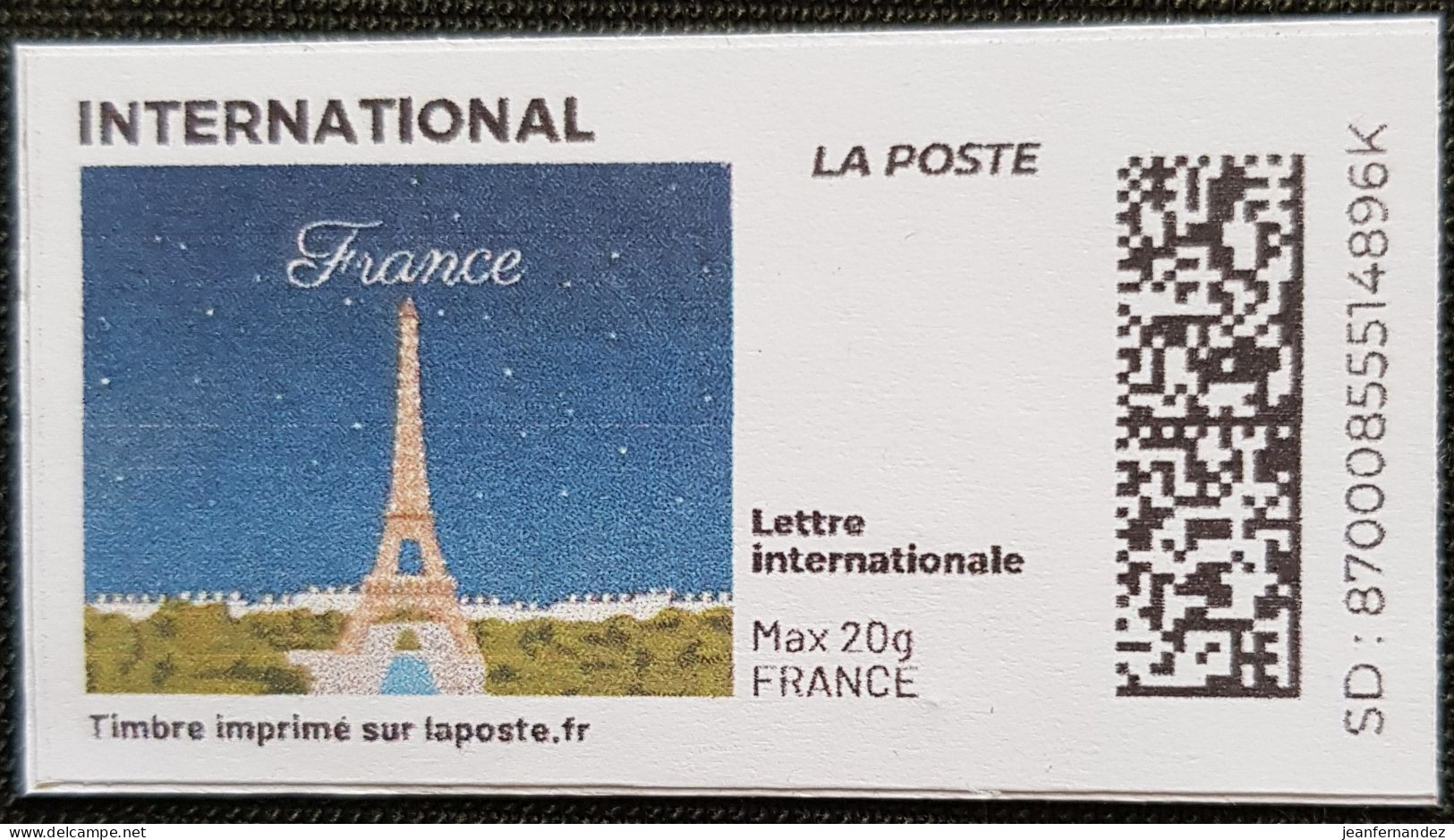 France > Personnalisés Région France - Timbres à Imprimer (Montimbrenligne)