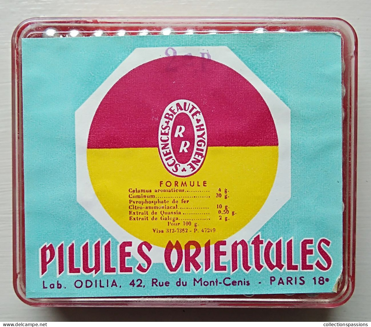 - Ancienne Boite De Pilules - Pilules Orientales - Objet Ancien De Collection - Pharmacie - - Attrezzature Mediche E Dentistiche