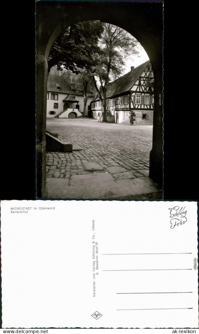 Ansichtskarte Michelstadt Kellereihof 1960 - Michelstadt