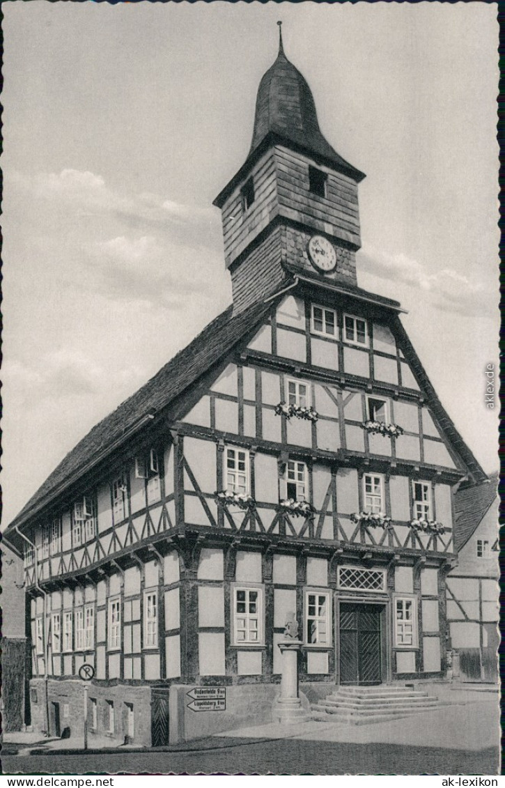 Ansichtskarte Uslar Rathaus 1960 - Uslar