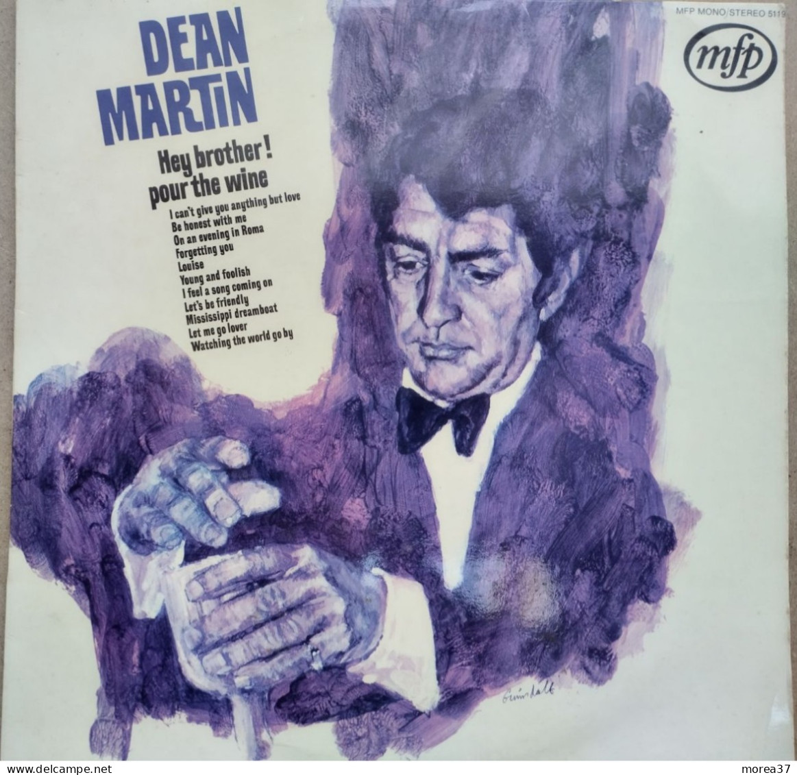 DEAN MARTIN Hey Brother  Pour The Wine   MFP 5119  (CM3) - Autres - Musique Anglaise