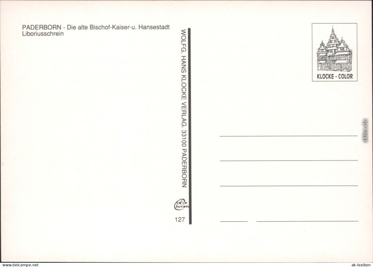 Ansichtskarte Paderborn Paderborner Dom - Liboriusschrein 1985 - Paderborn