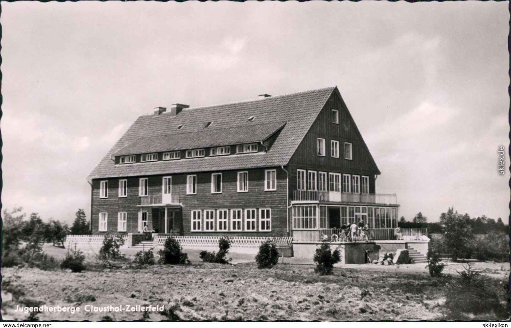 Ansichtskarte Clausthal-Zellerfeld Partie An Der Jugendherberge 1962 - Clausthal-Zellerfeld