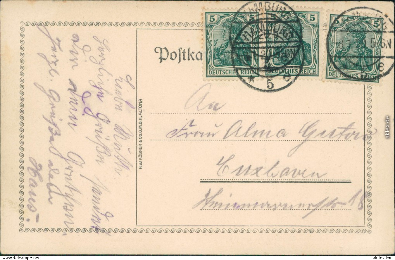 Ansichtskarte Altona-Hamburg Altonaer Museum - Wohnstube 1920 - Altona