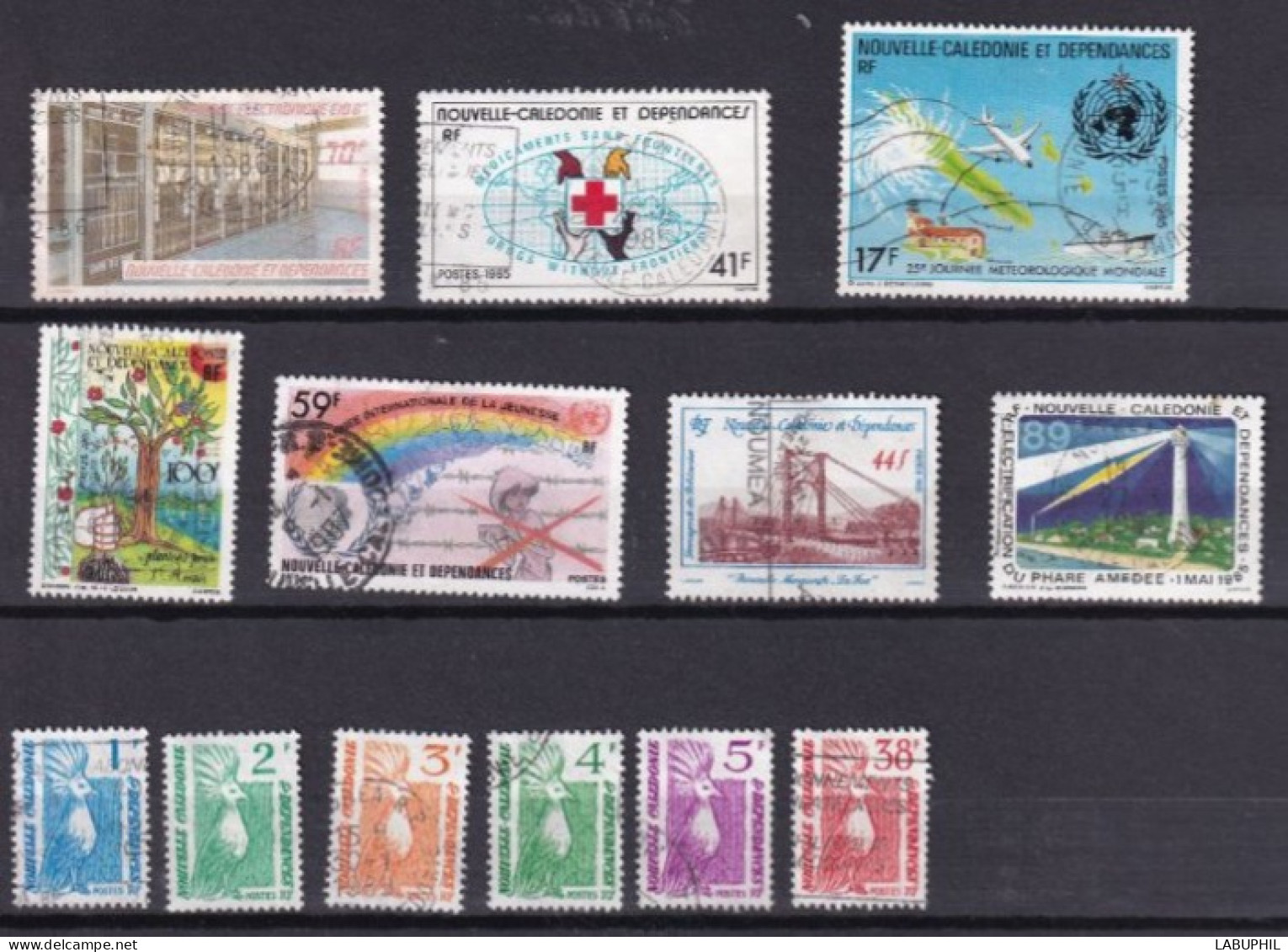 NOUVELLE CALEDONIE Dispersion D'une Collection Oblitéré Used  1985 - Oblitérés