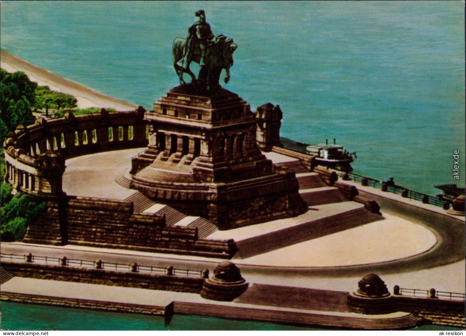 Ansichtskarte Koblenz Deutsches Eck 1983 - Koblenz