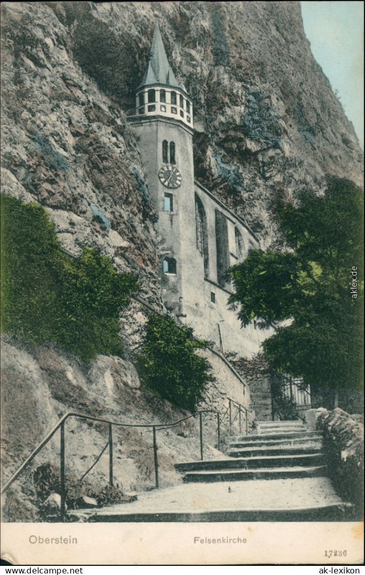 Ansichtskarte Idar-Oberstein Weg Zur Felsenkirche 1907  - Idar Oberstein